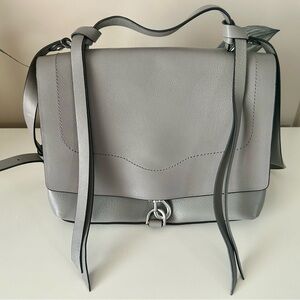 Rebecca Minkoff Stella Leather Satchel Cross Body Bag In Original Dust bag